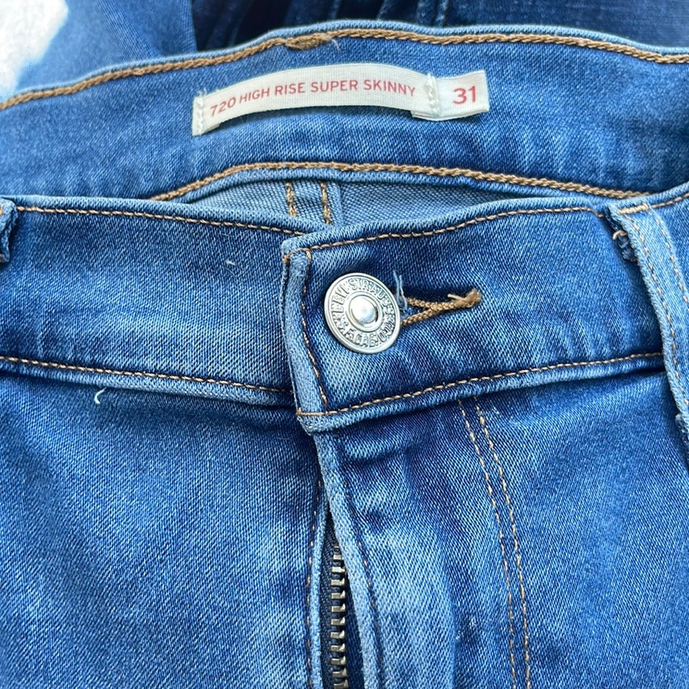 720 high rise super skinny Levi’s Jeans